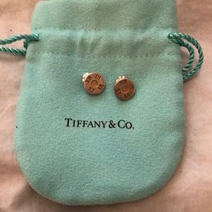 Tiffany silver earring studs